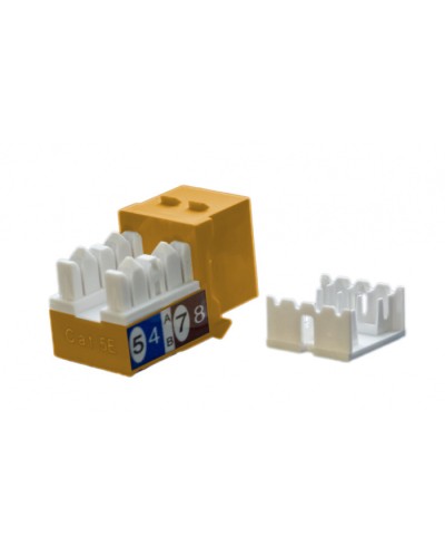 Вставка Hyperline (KJ9-8P8C-C5e-90-OR) в Ростове-на-Дону Коннекторы Pintop.ru