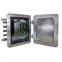 IP-коммутатор взрывозащищенный сетевой Релион-SW-EXD-Н-2G-4Poe+/240W-UPS