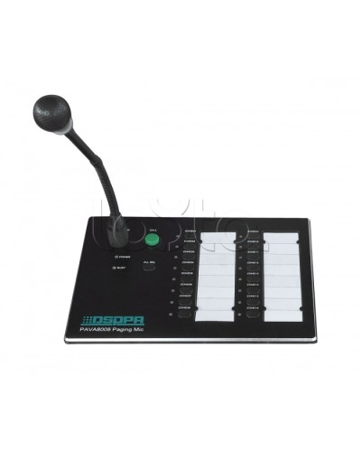 Консоль микрофонная DSPPA PAVA-8008 в Ростове-на-Дону Система оповещения и трансляции Dsppa Pintop.ru