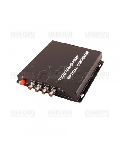 Приёмник 4 каналов видео оптический OSNOVO RA-H4/1F в Ростове-на-Дону Видеоусилители, Модуляторы, Делители Pintop.ru