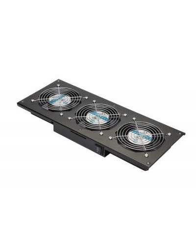 Eurolan Модуль вентиляторный потолочный, 3 вентилятора, термореле, 3 положения, черный (60A-90-11-30BL) в Ростове-на-Дону Вентиляторные модули Pintop.ru