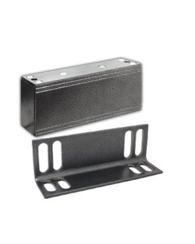 Замок электромагнитный Олевс М1-500 с уголком серебряный антик в Ростове-на-Дону Электромагнитные замки Pintop.ru