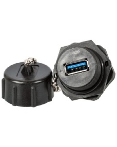 ндустриальный соединительный модуль USB 3.0, IP67, с крышкой LANMASTER (LAN-OK-USB30/180-WP) в Ростове-на-Дону Коммутационные изделия Pintop.ru