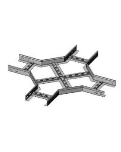 Ответвитель X-образный 100х80 (1,2) для лестничного лотка ПожТехКабель (651-912) в Ростове-на-Дону Кабельные лотки Pintop.ru