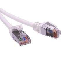 Патч-корд экранированный CAT6 F/UTP 4х2, LSZH, белый, 0.5м DKC RN6FU4505WH