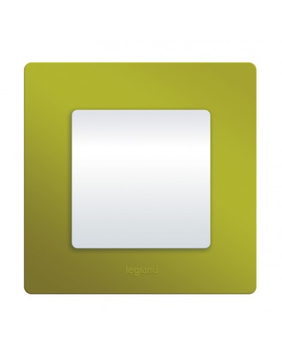 Рамка 1 пост Etika зеленый папоротник Legrand 672541 в Ростове-на-Дону Аксессуары для кабель-канала Pintop.ru