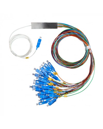 Разветвитель план 1х16 окон SC/UPC 9/125 вывод 1,5м буфер 0.9мм 1260/1650 Cabeus (FCT-PLC-1/16-9-SC/U-1.5-0.9) в Ростове-на-Дону Оптические разветвители (сплиттеры) Pintop.ru