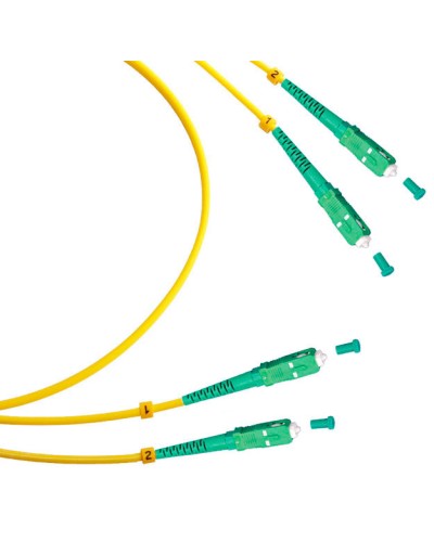 Шнур оптический duplex SC/APC-SC/APC 9/125 sm 3м LSZH Cabeus FOP(d)-9-SC/APC-SC/APC-3m в Ростове-на-Дону Патч-корды оптические Pintop.ru