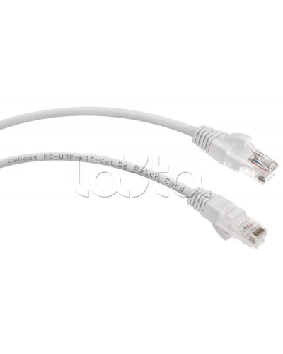 Патч-корд UTP, категория 5e, 0.15 м, неэкранированный, белый Cabeus PC-UTP-RJ45-Cat.5e-0.15m-WH в Ростове-на-Дону Патчкорды (медные) Pintop.ru