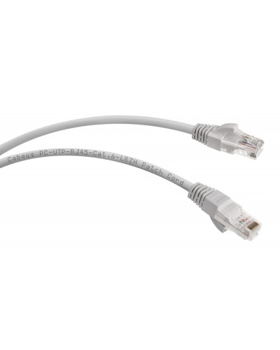 Патч-корд UTP, категория 6, 0.3 м, LSZH, неэкранированный, серый Cabeus PC-UTP-RJ45-Cat.6-0.3m-LSZH в Ростове-на-Дону Патчкорды (медные) Pintop.ru