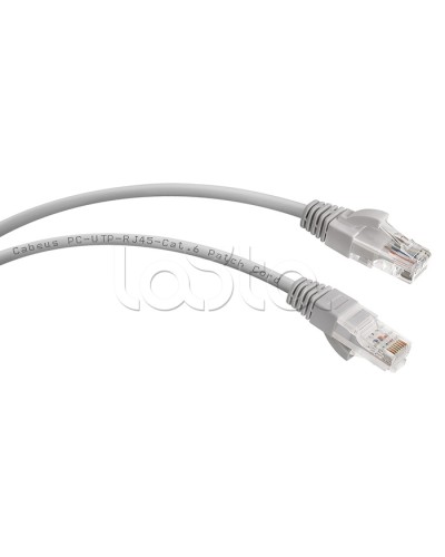 Шнур коммутационный 2xRJ-45/8P8C U/UTP кат.6 (2 м) Cabeus PC-UTP-RJ45-Cat.6-2m в Ростове-на-Дону Патчкорды (медные) Pintop.ru