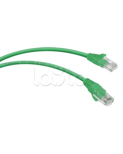 Патч-корд UTP, категория 6, 5 м, неэкранированный, зеленый Cabeus PC-UTP-RJ45-Cat.6-5m-GN в Ростове-на-Дону Патчкорды (медные) Pintop.ru