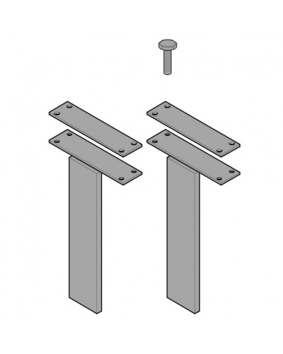 Кронштейны крепления створок C003 Came 119RICX014 в Ростове-на-Дону Запчасти для шлагбаумов и автоматики Pintop.ru