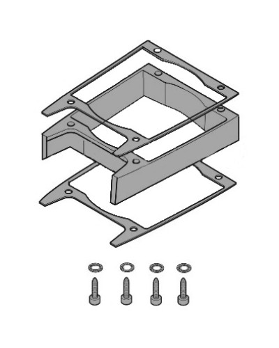Удлинитель кожуха электродвигателя C-BXK, C-BXEK Came 119RICX043 в Ростове-на-Дону Запчасти для шлагбаумов и автоматики Pintop.ru