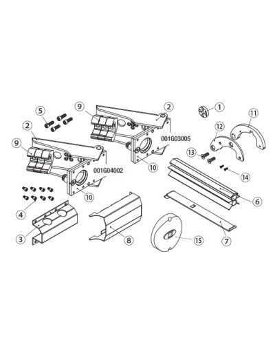 Рычаги F500 без крепления Came 119RID185 в Ростове-на-Дону Запчасти для шлагбаумов и автоматики Pintop.ru