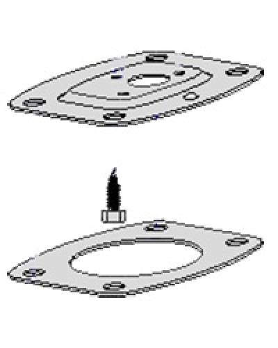 Монтажное основание стойки с анкерами DIR-L DIR-LNCame 119RIR146 в Ростове-на-Дону Запчасти для шлагбаумов и автоматики Pintop.ru