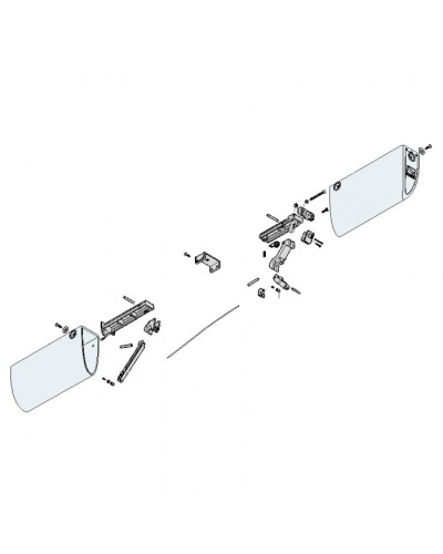 Механизм нижний профиля DF Came 119RIR228 в Ростове-на-Дону Запчасти для шлагбаумов и автоматики Pintop.ru