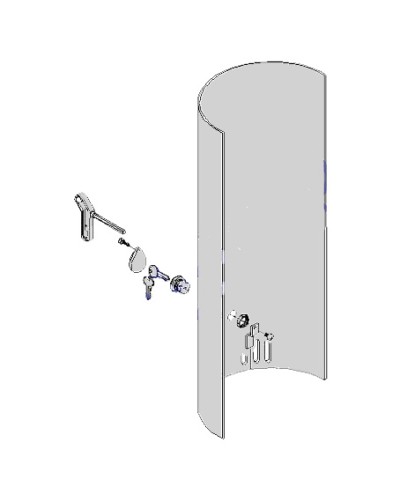 Крышка с замком разблокировки CAT-X Came 119RIX012 в Ростове-на-Дону Запчасти для шлагбаумов и автоматики Pintop.ru