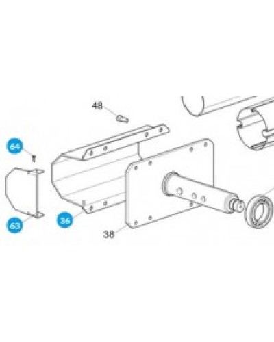 Основание блока управления ZL37 Came 319149 в Ростове-на-Дону Запчасти для шлагбаумов и автоматики Pintop.ru