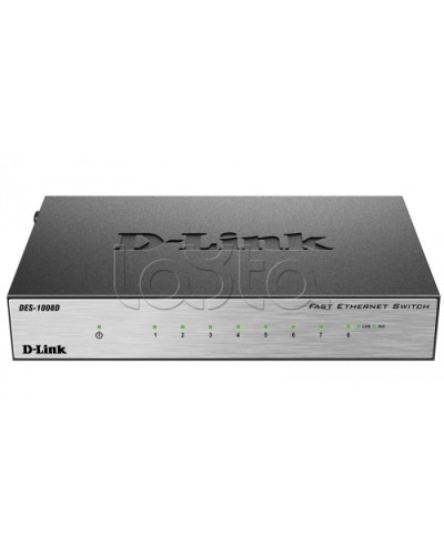 Коммутатор D-Link DES-1008D/L2B в Ростове-на-Дону Коммутаторы Pintop.ru