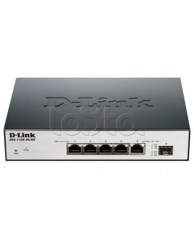 Коммутатор 6-портовый D-Link DGS-1100-06/ME/A1B в Ростове-на-Дону Коммутаторы Pintop.ru
