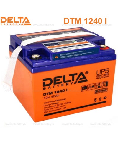 Аккумулятор свинцово-кислотный Delta DTM 1240 I в Ростове-на-Дону Электротехническое оборудование Pintop.ru