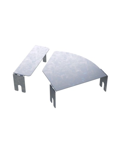 Крышка на горизонтальный изменяемый угол СРО 0-45град. 100, 1,2 мм DKC (SKVN100) в Ростове-на-Дону Аксессуары для лотков Pintop.ru