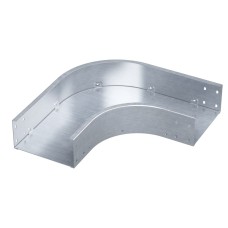 Угол горизонтальный 90 градусов 50х400, 1,5 мм, горячий цинк, в комплекте с крепежными элементами и соединительными пластинами, необходимыми для монтажа