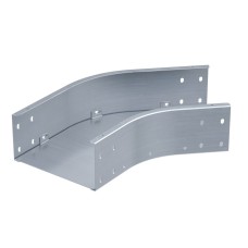 Угол горизонтальный 45 градусов 100х100, 2,0 мм DKC SCH1010K