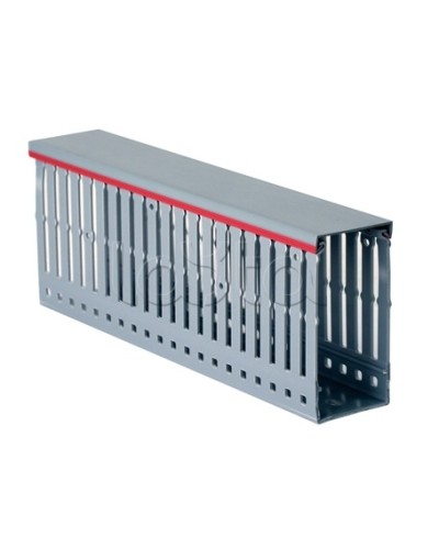 Короб перфорированный, серый RL6 100x60 мм DKC 01140RL в Ростове-на-Дону Кабельные лотки Pintop.ru