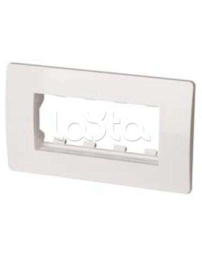 Каркас в сборе с рамкой под 4 модуля VIVA (для монтажа ЭУИ в коробки код 10143) DKC 10245 в Ростове-на-Дону Аксессуары для кабель-канала Pintop.ru