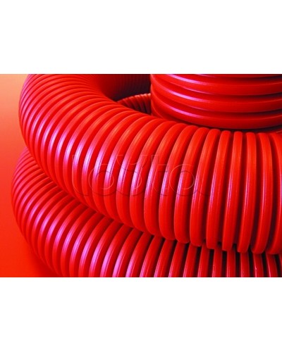 Труба гибкая двустенная д.110мм цвет красный, без протяжки DKC 120911100 в Ростове-на-Дону Стяжки-хомуты Pintop.ru