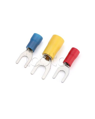 Наконечник вилочный с изолир.фланцем 1,5-2,5 кв.мм 4,1 мм (НВИ) DKC 2B14P в Ростове-на-Дону Крепежные изделия Pintop.ru