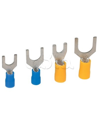 Наконечник вилочный с изолир.фланцем 2,5-6 кв.мм 4,3 мм (НВИ) DKC 2C14P в Ростове-на-Дону Держатели, клипсы, скобы Pintop.ru