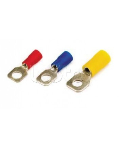 Наконечник с отверстием под винт ф5,2мм, с изолированным фланцем, для сечения провода 2,5-6,0мм2 DKC (2C5P) в Ростове-на-Дону Держатели, клипсы, скобы Pintop.ru