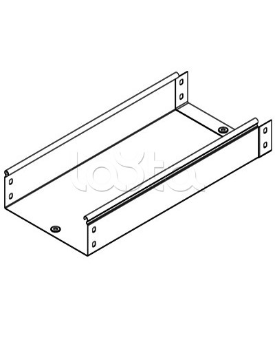 Лоток неперфорированный металлический 150х80 мм L 2000 DKC 35053 в Ростове-на-Дону Кабельные лотки Pintop.ru
