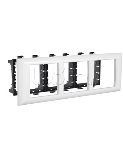 Рамка-суппорт Avanti белый для In-liner Front, 6 мод. DKC 4400916 в Ростове-на-Дону Аксессуары для лотков Pintop.ru