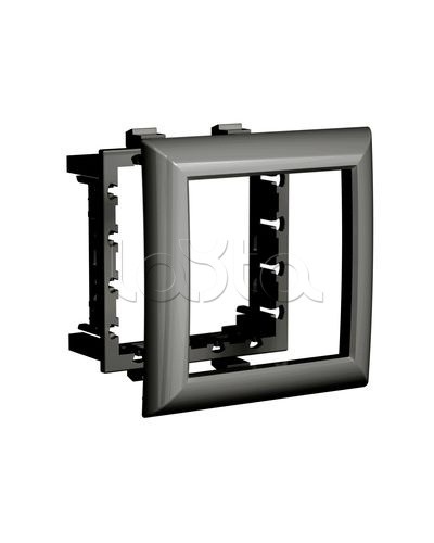 Рамка-суппорт Avanti черный для In-liner Front, 4 мод. DKC 4402914 в Ростове-на-Дону Аксессуары для лотков Pintop.ru