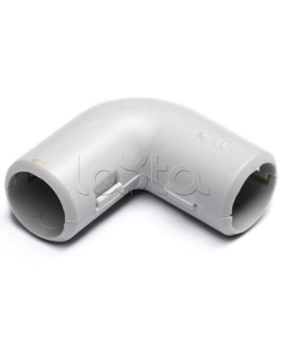 Колено открывающееся, 90 градусов 32 DKC (50532) - Колено открывающееся 90°, номинальный ф32мм, пластик, IP40, RAL 7035 в Ростове-на-Дону Повороты, муфты, тройники Pintop.ru