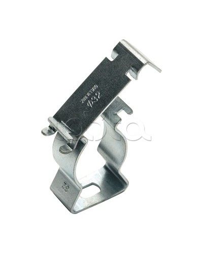 Держатель с крышкой D32, оцинкованная сталь DKC (6044-A32) в Ростове-на-Дону Держатели, клипсы, скобы Pintop.ru