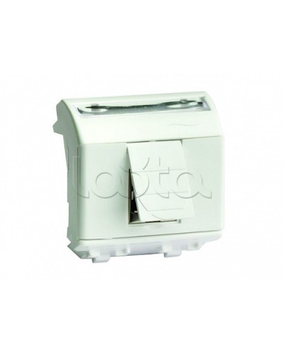 Тел.роз. RJ12, 6P6C, Brava, белая, 2мод DKC 76121B в Ростове-на-Дону Блоки розеток Pintop.ru