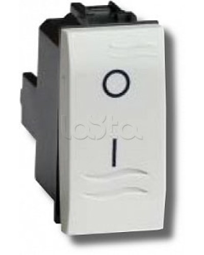 Выключатель двухполюсный белый 1 мод в Ростове-на-Дону Аксессуары для стоек и шкафов Pintop.ru