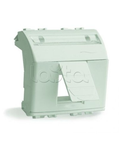 Адаптер для информационных разъемов R&M, белый, 2 мод. DKC 76612B в Ростове-на-Дону Аксессуары для стоек и шкафов Pintop.ru