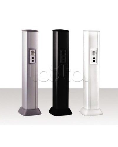 Колонна алюминевая 0,71 м, цвет черный DKC 09593 в Ростове-на-Дону Аксессуары для стоек и шкафов Pintop.ru