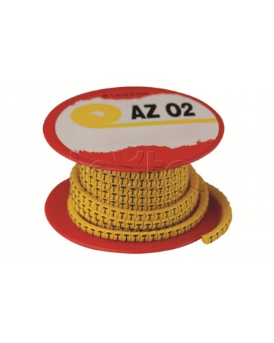 Колечко маркировочное 6, 2.5-4мм. черное на желтом DKC AZO306BY в Ростове-на-Дону Крепежные изделия Pintop.ru