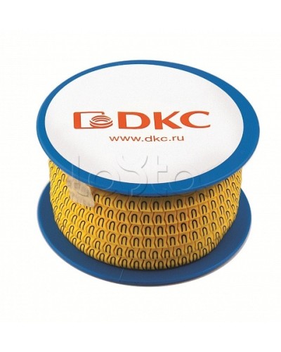 Колечко маркировочное /, 2.5-4мм. черное на желтом DKC AZO313BY в Ростове-на-Дону Аксессуары для кабель-канала Pintop.ru