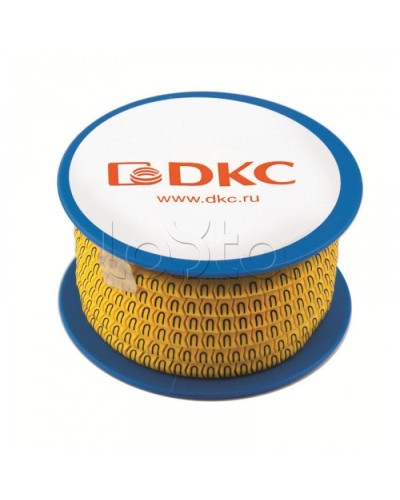 Колечко маркировочное +, 4-8мм. черное на желтом DKC AZS410BY в Ростове-на-Дону Крепежные изделия Pintop.ru