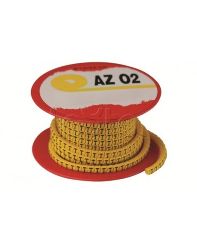 Колечко маркировочное P, 4-8мм. черное на желтом DKC AZS4PPBY в Ростове-на-Дону Крепежные изделия Pintop.ru