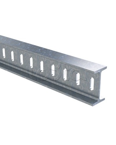 Профиль I-образный 50х100, L2000, толщ.4,5 мм, горячеоцинкованный DKC BPM5020HDZ в Ростове-на-Дону Аксессуары для стоек и шкафов Pintop.ru