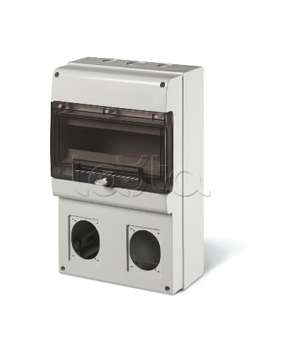 Корпус на 12 модулей и 2 поста с основанием 70х87 мм. Тип M400 DKC DIS6723300 в Ростове-на-Дону Аксессуары для стоек и шкафов Pintop.ru